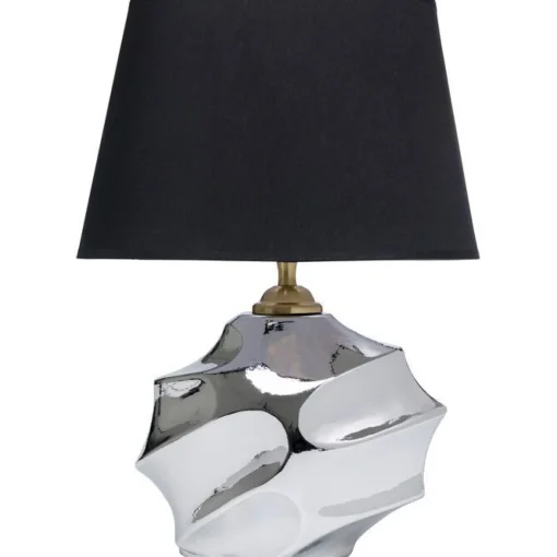 Bissolo Casa Lampade Da Scrivania E Comodino<LAMPADA DA TAVOLO ALBA ARGENTO H 42CM - 1XE27 40W 230V 50/60HZ: vendita online LAMPADA DA TAVOLO ALBA ARGENTO H 42CM - 1XE27 40W 230V 50/60HZ in offerta
