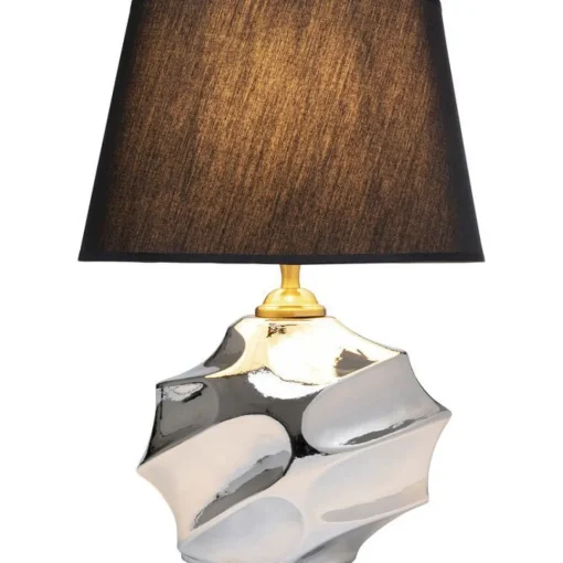 Bissolo Casa Lampade Da Scrivania E Comodino<LAMPADA DA TAVOLO ALBA ARGENTO H 42CM - 1XE27 40W 230V 50/60HZ: vendita online LAMPADA DA TAVOLO ALBA ARGENTO H 42CM - 1XE27 40W 230V 50/60HZ in offerta