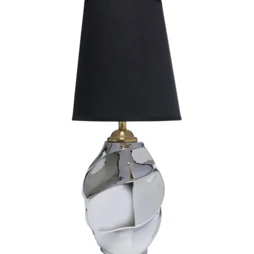Bissolo Casa Lampade Da Scrivania E Comodino<LAMPADA DA TAVOLO ALBA ARGENTO H 42CM - 1XE27 40W 230V 50/60HZ: vendita online LAMPADA DA TAVOLO ALBA ARGENTO H 42CM - 1XE27 40W 230V 50/60HZ in offerta