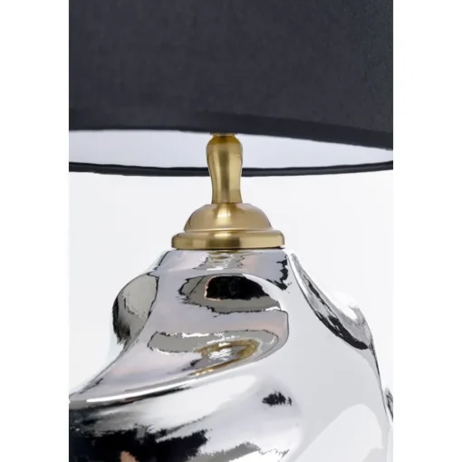 Bissolo Casa Lampade Da Scrivania E Comodino<LAMPADA DA TAVOLO ALBA ARGENTO H 42CM - 1XE27 40W 230V 50/60HZ: vendita online LAMPADA DA TAVOLO ALBA ARGENTO H 42CM - 1XE27 40W 230V 50/60HZ in offerta