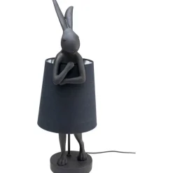 Bissolo Casa Lampade Da Scrivania E Comodino<LAMPADA DA TAVOLO ANIMAL RABBIT NERO/ARGENTO H.68,2CM - E14 1X5W 50/60HZ: vendita online LAMPADA DA TAVOLO ANIMAL RABBIT NERO/ARGENTO H.68,2CM - E14 1X5W 50/60HZ in offerta