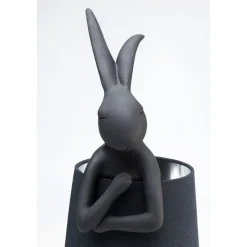 Bissolo Casa Lampade Da Scrivania E Comodino<LAMPADA DA TAVOLO ANIMAL RABBIT NERO/ARGENTO H.68,2CM - E14 1X5W 50/60HZ: vendita online LAMPADA DA TAVOLO ANIMAL RABBIT NERO/ARGENTO H.68,2CM - E14 1X5W 50/60HZ in offerta