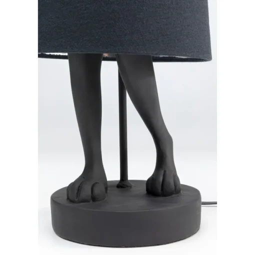 Bissolo Casa Lampade Da Scrivania E Comodino<LAMPADA DA TAVOLO ANIMAL RABBIT NERO/ARGENTO H.68,2CM - E14 1X5W 50/60HZ: vendita online LAMPADA DA TAVOLO ANIMAL RABBIT NERO/ARGENTO H.68,2CM - E14 1X5W 50/60HZ in offerta