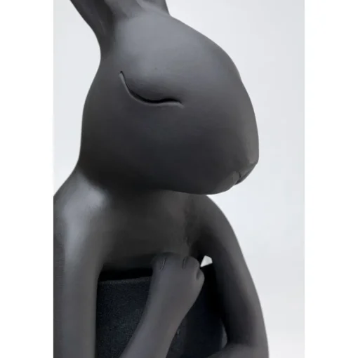 Bissolo Casa Lampade Da Scrivania E Comodino<LAMPADA DA TAVOLO ANIMAL RABBIT NERO/ARGENTO H.68,2CM - E14 1X5W 50/60HZ: vendita online LAMPADA DA TAVOLO ANIMAL RABBIT NERO/ARGENTO H.68,2CM - E14 1X5W 50/60HZ in offerta
