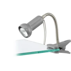 Bissolo Casa Lampade Da Scrivania E Comodino<LAMPADA DA TAVOLO FABIO ARGENTO 30CM - 1X40W E14: vendita online LAMPADA DA TAVOLO FABIO ARGENTO 30CM - 1X40W E14 in offerta