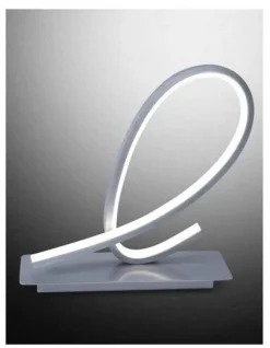 Bissolo Casa Lampade Da Scrivania E Comodino<LAMPADA DA TAVOLO FARFALLA A LED SILVER - MAX 11W 3000-4000-6000K 600lm: vendita online LAMPADA DA TAVOLO FARFALLA A LED SILVER - MAX 11W 3000-4000-6000K 600lm in offerta