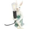 Bissolo Casa Lampade Da Scrivania E Comodino<LAMPADA DA TAVOLO GIRL RABBIT H 21CM - E14 1X40W 230V 50/60hz: vendita online LAMPADA DA TAVOLO GIRL RABBIT H 21CM - E14 1X40W 230V 50/60hz in offerta