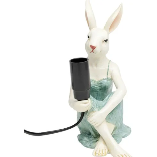 Bissolo Casa Lampade Da Scrivania E Comodino<LAMPADA DA TAVOLO GIRL RABBIT H 21CM - E14 1X40W 230V 50/60hz: vendita online LAMPADA DA TAVOLO GIRL RABBIT H 21CM - E14 1X40W 230V 50/60hz in offerta