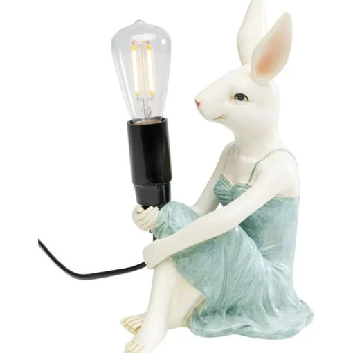 Bissolo Casa Lampade Da Scrivania E Comodino<LAMPADA DA TAVOLO GIRL RABBIT H 21CM - E14 1X40W 230V 50/60hz: vendita online LAMPADA DA TAVOLO GIRL RABBIT H 21CM - E14 1X40W 230V 50/60hz in offerta