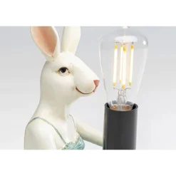 Bissolo Casa Lampade Da Scrivania E Comodino<LAMPADA DA TAVOLO GIRL RABBIT H 21CM - E14 1X40W 230V 50/60hz: vendita online LAMPADA DA TAVOLO GIRL RABBIT H 21CM - E14 1X40W 230V 50/60hz in offerta