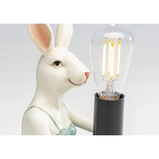 Bissolo Casa Lampade Da Scrivania E Comodino<LAMPADA DA TAVOLO GIRL RABBIT H 21CM - E14 1X40W 230V 50/60hz: vendita online LAMPADA DA TAVOLO GIRL RABBIT H 21CM - E14 1X40W 230V 50/60hz in offerta