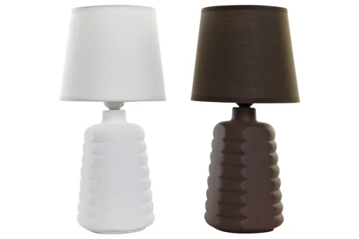 Bissolo Casa Lampade Da Scrivania E Comodino<Lampada Da Tavolo In Gres Poliestere 18x18x37 - E27 50w Colori Assortiti
