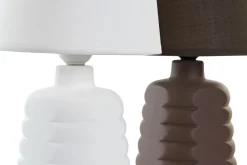 Bissolo Casa Lampade Da Scrivania E Comodino<Lampada Da Tavolo In Gres Poliestere 18x18x37 - E27 50w Colori Assortiti
