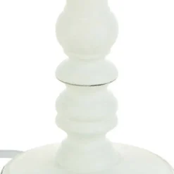 Bissolo Casa Lampade Da Scrivania E Comodino<LAMPADA DA TAVOLO LEO BIANCO H 36CM - E14 25W: vendita online LAMPADA DA TAVOLO LEO BIANCO H 36CM - E14 25W in offerta