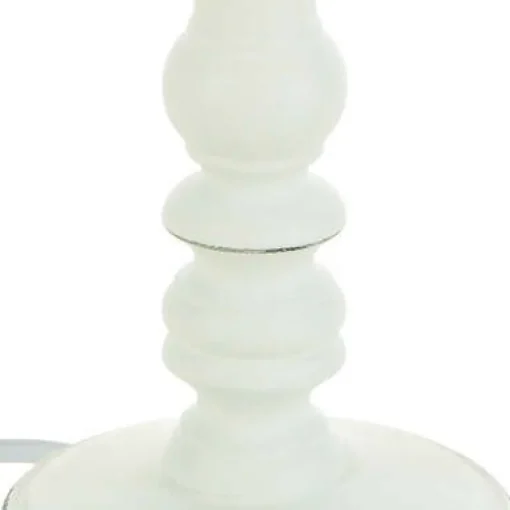 Bissolo Casa Lampade Da Scrivania E Comodino<LAMPADA DA TAVOLO LEO BIANCO H 36CM - E14 25W: vendita online LAMPADA DA TAVOLO LEO BIANCO H 36CM - E14 25W in offerta