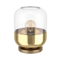 Bissolo Casa Lampade Da Scrivania E Comodino<LAMPADA DA TAVOLO MARYVILLA ORO H. 23CM - 1X40W E27: vendita online LAMPADA DA TAVOLO MARYVILLA ORO H. 23CM - 1X40W E27 in offerta