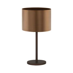 Bissolo Casa Lampade Da Scrivania E Comodino<LAMPADA DA TAVOLO SAGANTO 1 MARRONE D35XH66 - 1X60W E27: vendita online LAMPADA DA TAVOLO SAGANTO 1 MARRONE D35XH66 - 1X60W E27 in offerta