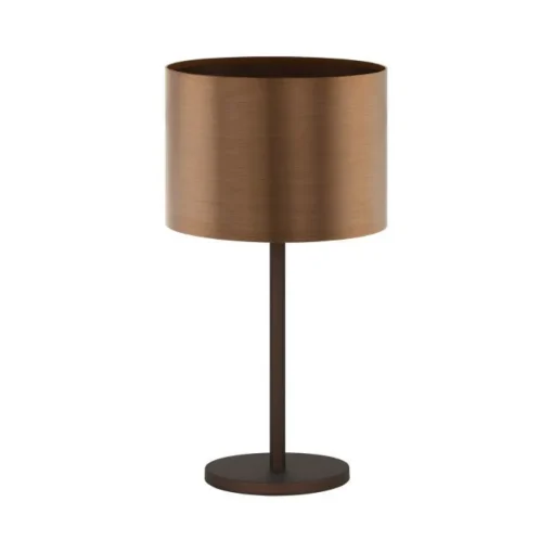 Bissolo Casa Lampade Da Scrivania E Comodino<LAMPADA DA TAVOLO SAGANTO 1 MARRONE D35XH66 - 1X60W E27: vendita online LAMPADA DA TAVOLO SAGANTO 1 MARRONE D35XH66 - 1X60W E27 in offerta