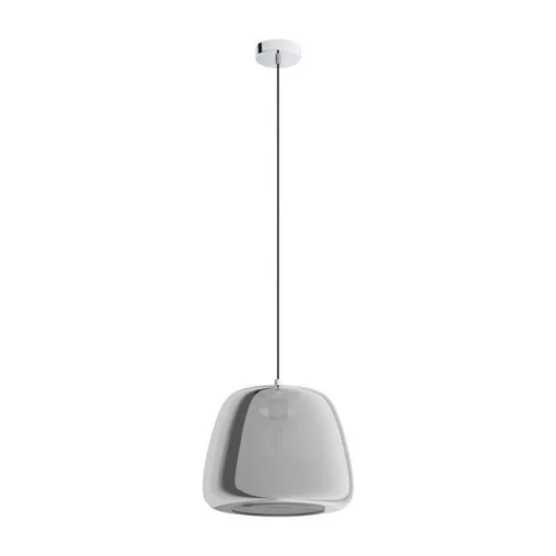 Bissolo Casa Lampadari<LAMPADARIO 1 LUCE ALBARINO CROMATO D35XH150CM - 1X40W E27: vendita online LAMPADARIO 1 LUCE ALBARINO CROMATO D35XH150CM - 1X40W E27 in offerta