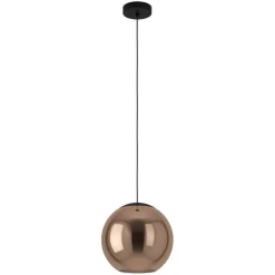 Bissolo Casa Lampadari<LAMPADARIO 1 LUCE CORDOBA NERO D30XH150CM - 1X40E E27: vendita online LAMPADARIO 1 LUCE CORDOBA NERO D30XH150CM - 1X40E E27 in offerta