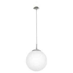 Bissolo Casa Lampadari<LAMPADARIO 1 LUCE RONDO SATINATO D. 30CM - 1X60W E27: vendita online LAMPADARIO 1 LUCE RONDO SATINATO D. 30CM - 1X60W E27 in offerta
