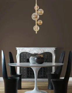 Bissolo Casa Lampadari<LAMPADARIO 5 LUCI FENIX ORO SATINATO - 5XG9 MAX 28W: vendita online LAMPADARIO 5 LUCI FENIX ORO SATINATO - 5XG9 MAX 28W in offerta