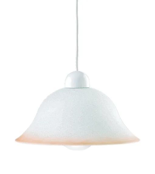 Bissolo Casa Lampadari<LAMPADARIO ALABASTRO BIANCO CON FASCIA ROSA D. 30CM - 1XE27 MAX 60W: vendita online LAMPADARIO ALABASTRO BIANCO CON FASCIA ROSA D. 30CM - 1XE27 MAX 60W in offerta