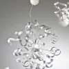 Bissolo Casa Lampadari<LAMPADARIO ARGENTO D. 60CM - 6XE14 : vendita online LAMPADARIO ARGENTO D. 60CM - 6XE14 in offerta