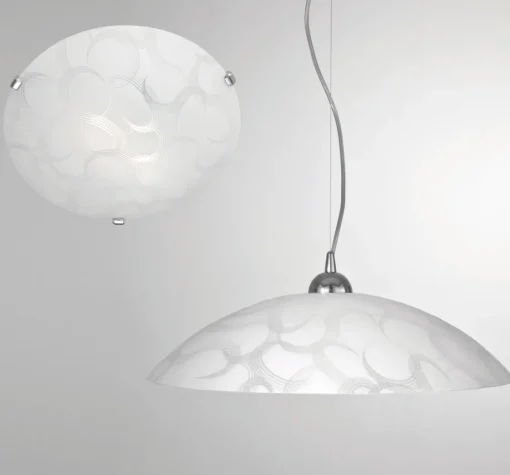 Bissolo Casa Lampadari<LAMPADARIO CERCHI D. 50CM - 1XE27: vendita online LAMPADARIO CERCHI D. 50CM - 1XE27 in offerta
