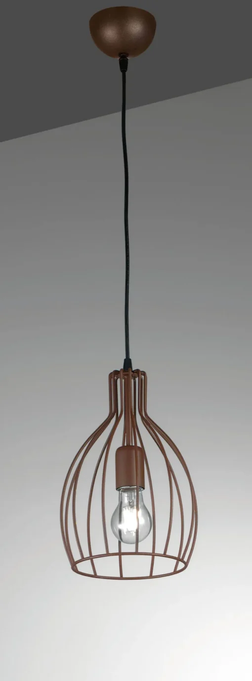 Bissolo Casa Lampadari<LAMPADARIO CORTEN BOTTIGLIA - 1XE27 : vendita online LAMPADARIO CORTEN BOTTIGLIA - 1XE27 in offerta