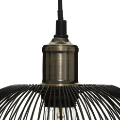 Bissolo Casa Lampadari<LAMPADARIO IN METALLO NERO D. 34CM: vendita online LAMPADARIO IN METALLO NERO D. 34CM in offerta
