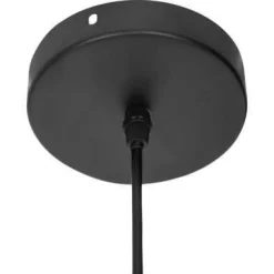 Bissolo Casa Lampadari<LAMPADARIO LUBY IN BAMBO/FERRO NERO D 40CM - E27 40W: vendita online LAMPADARIO LUBY IN BAMBO/FERRO NERO D 40CM - E27 40W in offerta