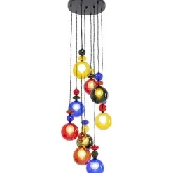 Bissolo Casa Lampadari<LAMPADARIO MAZZO NOVE SPIRAL H 150CM - 9X30W G9 230V 50/60Hz: vendita online LAMPADARIO MAZZO NOVE SPIRAL H 150CM - 9X30W G9 230V 50/60Hz in offerta