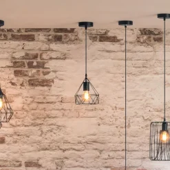 Bissolo Casa Lampadari<LAMPADARIO MOD. IDA DIAM. 19 H. 22 CM IN METALLO NERO E27 40W: vendita online LAMPADARIO MOD. IDA DIAM. 19 H. 22 CM IN METALLO NERO E27 40W in offerta