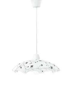 Bissolo Casa Lampadari<LAMPADARIO ROOT CON PENDEL BIANCO 42X30CM - 1XE27 MAX 60W: vendita online LAMPADARIO ROOT CON PENDEL BIANCO 42X30CM - 1XE27 MAX 60W in offerta