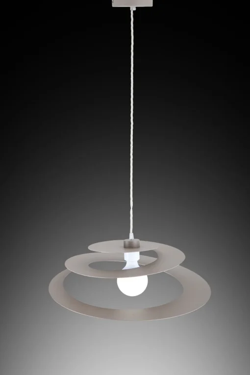 Bissolo Casa Lampadari<LAMPADARIO SPIRALE D. 50CM SABBIA - 1XE27 MAX 42W: vendita online LAMPADARIO SPIRALE D. 50CM SABBIA - 1XE27 MAX 42W in offerta