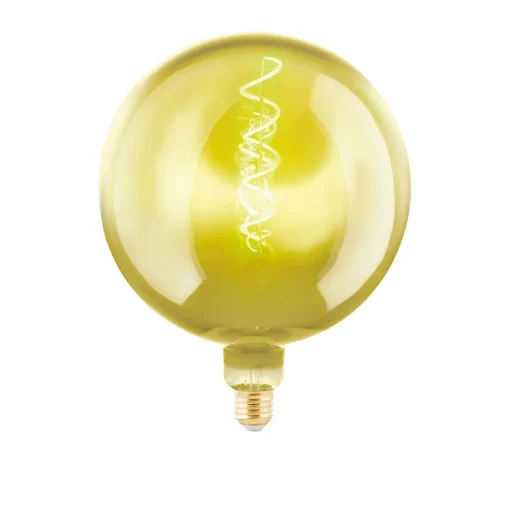 Bissolo Casa Lampadine<LAMPADINA A LED G200 GIALLA D. 20CM - E27 1X4W 1900k: vendita online LAMPADINA A LED G200 GIALLA D. 20CM - E27 1X4W 1900k in offerta