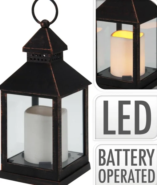 Bissolo Casa Lanterne<LANTERNA CON CANDELA A LED: vendita online LANTERNA CON CANDELA A LED in offerta