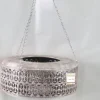 Bissolo Casa Lanterne<LANTERNA IN METALLO ROTONDA DA APPENDERE IN ARGENTO H 13XD 29CM: vendita online LANTERNA IN METALLO ROTONDA DA APPENDERE IN ARGENTO H 13XD 29CM in offerta
