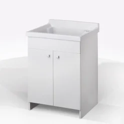 Bissolo Casa Mobili Per Lavanderia<LAVATOIO LINEA CERAMICA CM 62X52 BIANCO