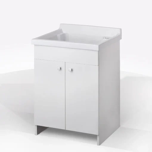 Bissolo Casa Mobili Per Lavanderia<LAVATOIO LINEA CERAMICA CM 62X52 BIANCO