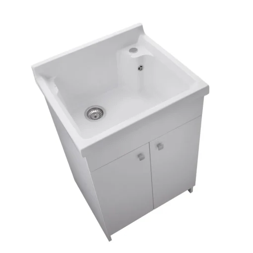 Bissolo Casa Mobili Per Lavanderia<LAVATOIO LINEA CERAMICA CM 62X52 BIANCO