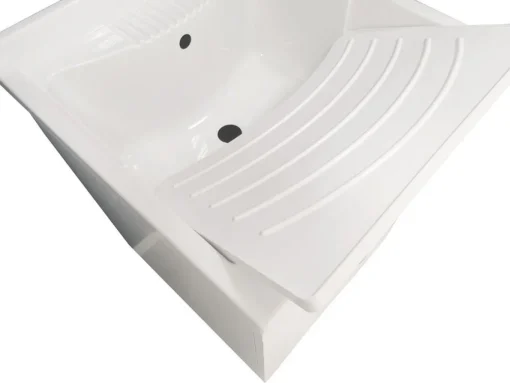 Bissolo Casa Mobili Per Lavanderia<LAVATOIO MOD. ECO CM 60X50 BIANCO