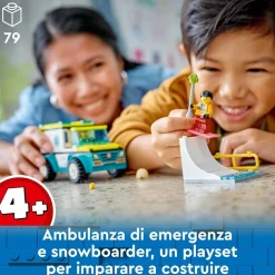 Bissolo Casa Lego City<LEGO CITY - AMBULANZA DI EMERGENZA E SNOWBOARDER: vendita online LEGO CITY - AMBULANZA DI EMERGENZA E SNOWBOARDER in offerta
