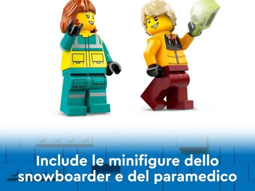 Bissolo Casa Lego City<LEGO CITY - AMBULANZA DI EMERGENZA E SNOWBOARDER: vendita online LEGO CITY - AMBULANZA DI EMERGENZA E SNOWBOARDER in offerta