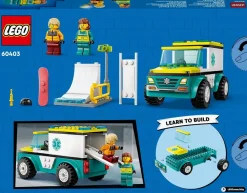 Bissolo Casa Lego City<LEGO CITY - AMBULANZA DI EMERGENZA E SNOWBOARDER: vendita online LEGO CITY - AMBULANZA DI EMERGENZA E SNOWBOARDER in offerta
