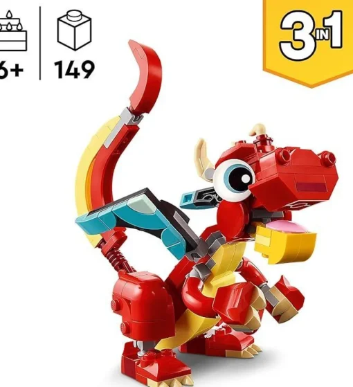 Bissolo Casa Lego Creator<LEGO CREATOR - DRAGO ROSSO: vendita online LEGO CREATOR - DRAGO ROSSO in offerta