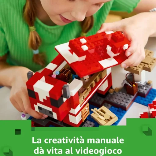 Bissolo Casa Lego Licenze<LEGO MINECRAFT - LA CASA DEL MOOSHROOM: vendita online LEGO MINECRAFT - LA CASA DEL MOOSHROOM in offerta