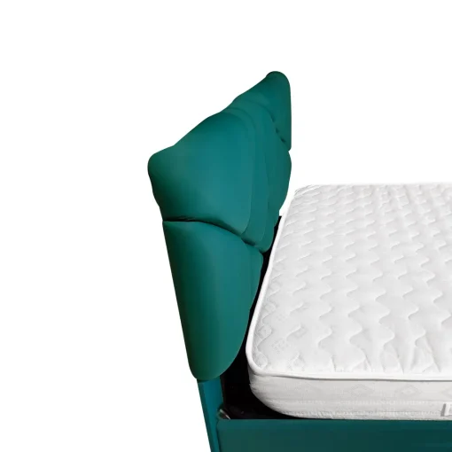 Bissolo Casa Letti Una Piazza E Mezza<LETTO 1 PIAZZA E MEZZA CONTENITORE MOD. POP IN TESSUTO LYCRA VERDE PETROLIO