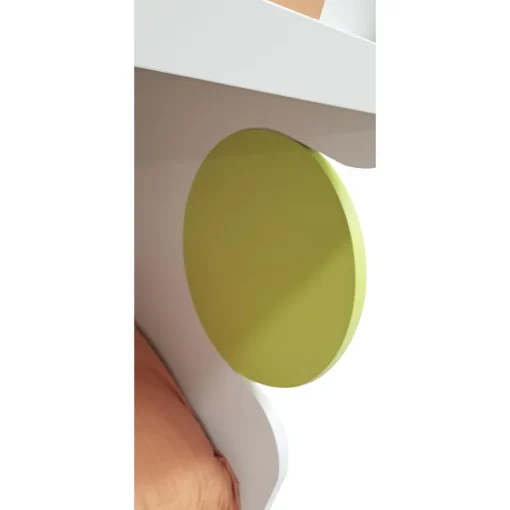 Bissolo Casa Letti Singoli<LETTO A CASTELLO MOD. JOB BIANCO, ALBICOCCA E PERA